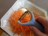 shredding carrot